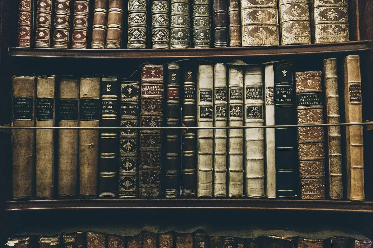 book wall